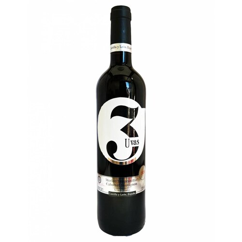 Vino Tinto 3 Uvas 750 Ml
