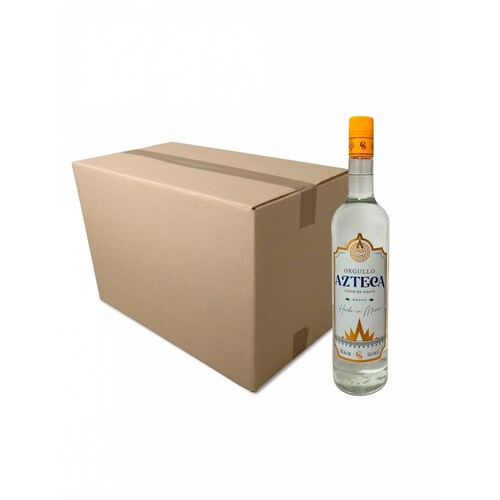 Caja Licor de Agave Orgullo Azteca Mango 1000 Ml