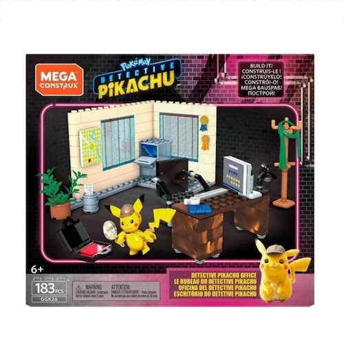 Mega Construx Pokemon Oficina Del Detective Pikachu Nuevo