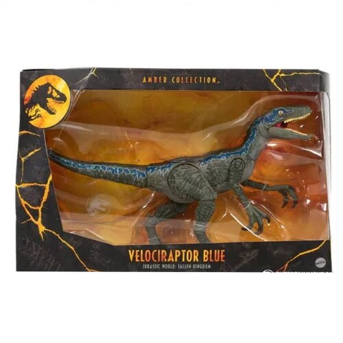 Jurassic World Velociraptor Blue Amber Collection