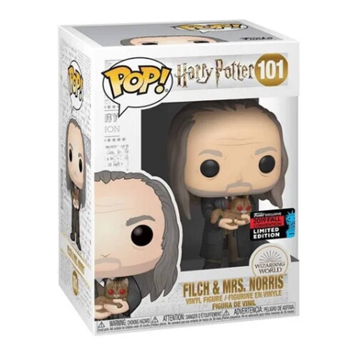 Funko Pop Filch & Mrs. Norris 101 Harry Potter