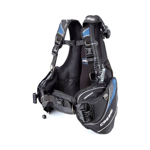 Chaleco BCD CRESSI Travelight Negro/Azul Para Buceo