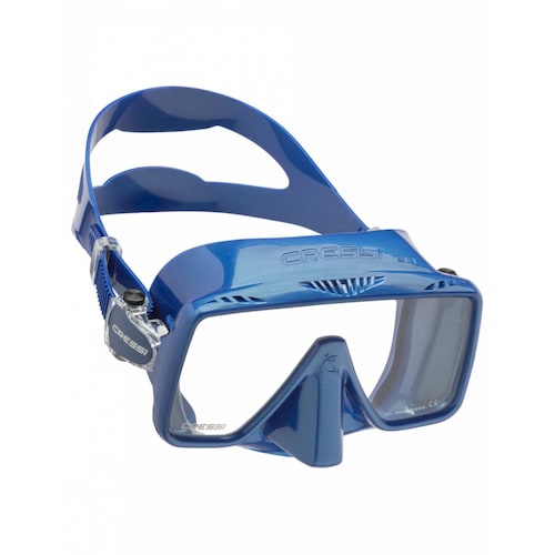 Máscara Visor CRESSI SF1 Para Buceo Azul
