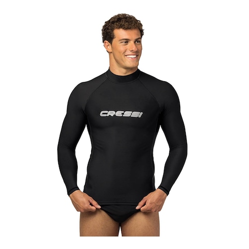 Playera Lycra CRESSI Rash Guard Manga Larga Hombre Natación