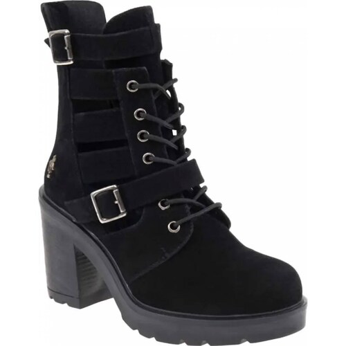 Bota militar dama negro Hpc Polo modelo 9505