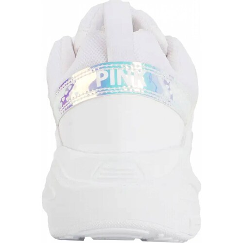 Choclo tenis casual urbano dama blanco Pink By Price Shoes modelo 7962