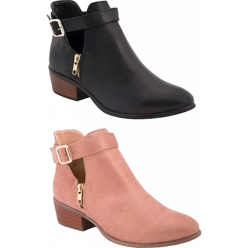 Kit 2 pares bota texano dama multicolor Pink By Price Shoes modelo 873