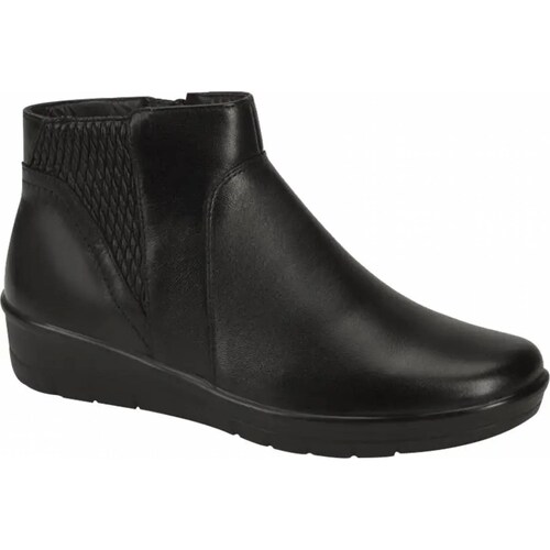 Bota confort dama negro Calzado Pazstor modelo 7512