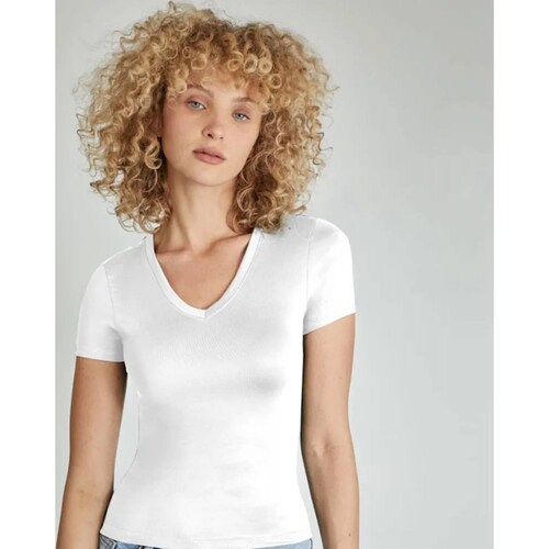 Playera casual dama blanco Holly Land modelo 326N