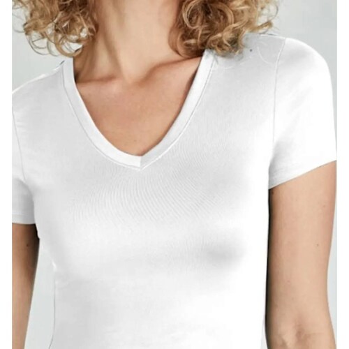 Playera casual dama blanco Holly Land modelo 326N