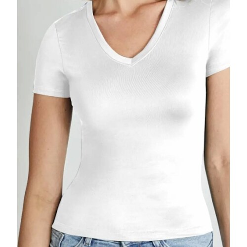 Playera casual dama blanco Holly Land modelo 326N