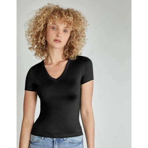 Playera casual dama negro Holly Land modelo 326N
