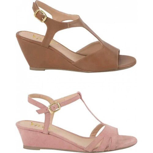 Kit 2 pares sandalia casual dama multicolor Vi Line modelo 4312