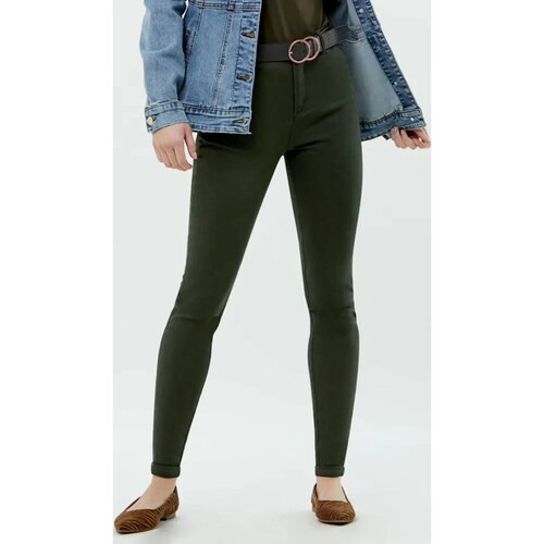 Pantalon casual dama verde olivo Holly Land modelo 3931