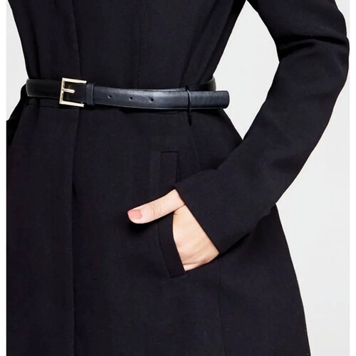 Abrigo abrigadora dama negro Paris Hilton modelo W376