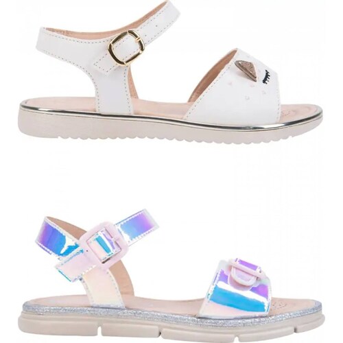 Kit 2 pares sandalia casual niña multicolor Vivis Shoes Kids modelo 9402
