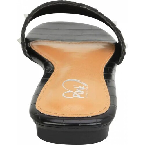 Sandalia casual dama negro Pink By Price Shoes modelo 9032