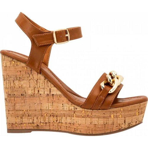 Sandalia casual dama camel Vi Line Fashion modelo 6333