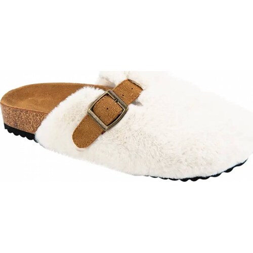 Pantufla confort dama blanco Shosh modelo 4735
