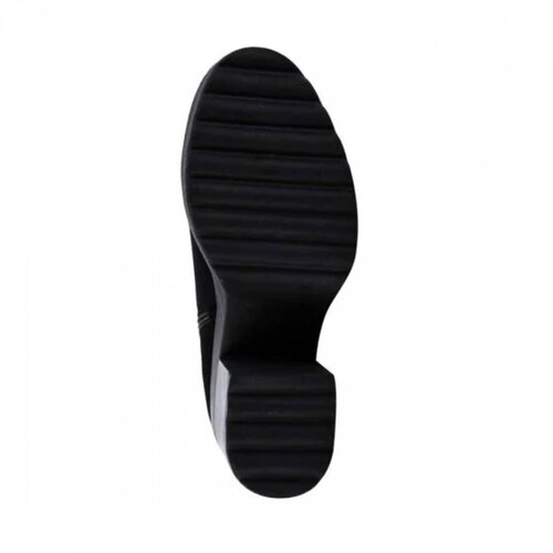 Bota moto dama negro Tierra Bendita modelo 9AA6