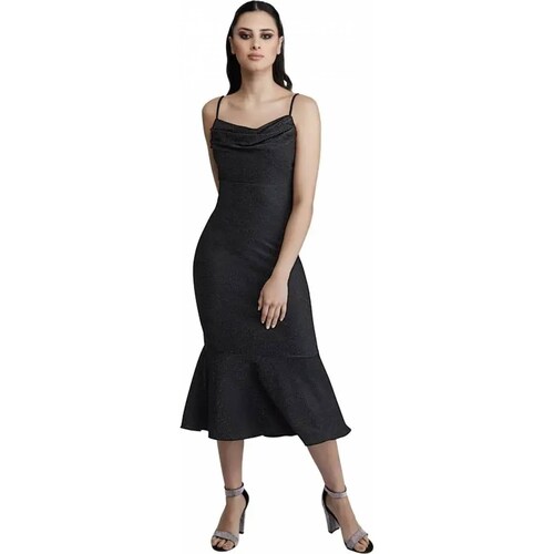 Vestido cocktail dama negro Yaeli Fashion modelo 5810