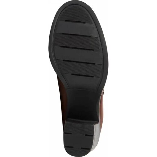 Bota casual dama cognac piel Sao Paulo modelo 3055