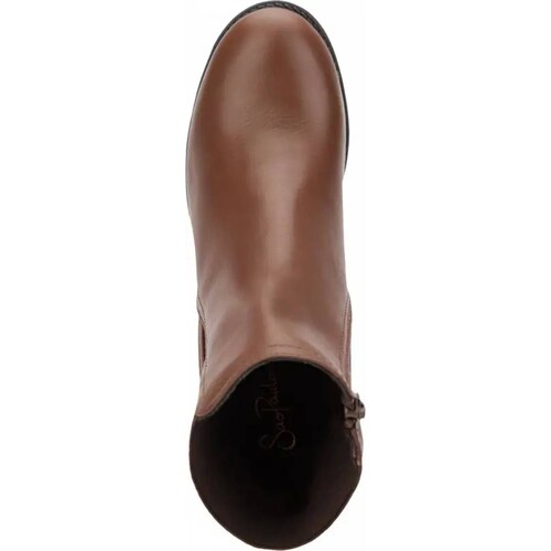 Bota casual dama cognac piel Sao Paulo modelo 3055