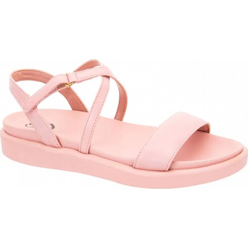 Sandalia casual dama rosa Pink By Price Shoes modelo 1371