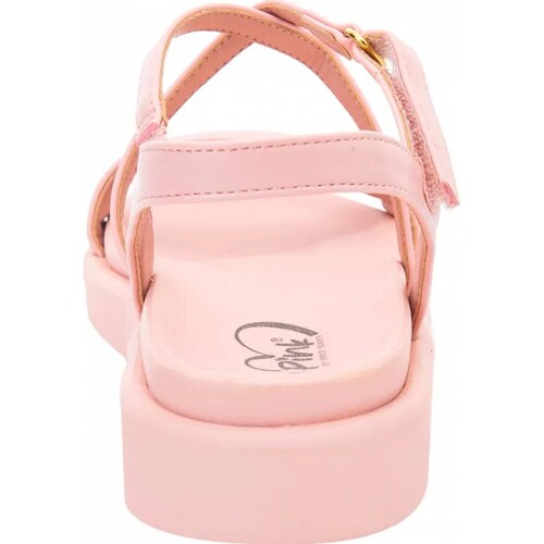 Sandalia casual dama rosa Pink By Price Shoes modelo 1371