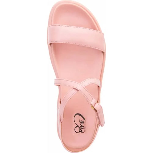 Sandalia casual dama rosa Pink By Price Shoes modelo 1371