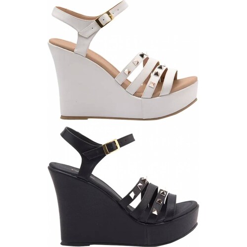 Kit 2 pares sandalia casual dama multicolor Vi Line modelo 7000