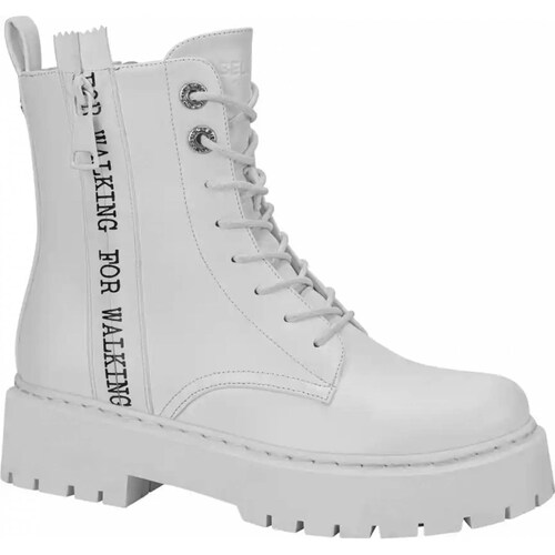 Bota militar dama blanco Belinda Peregrin modelo 0115