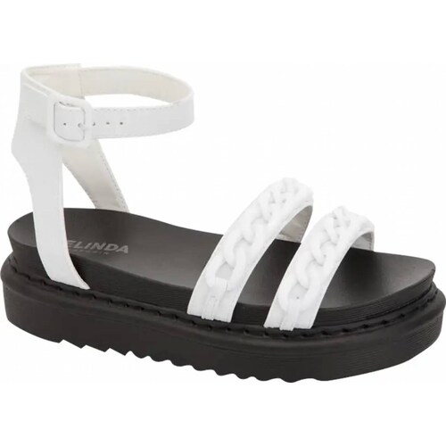 Sandalia casual dama blanco Belinda Peregrin modelo 1028