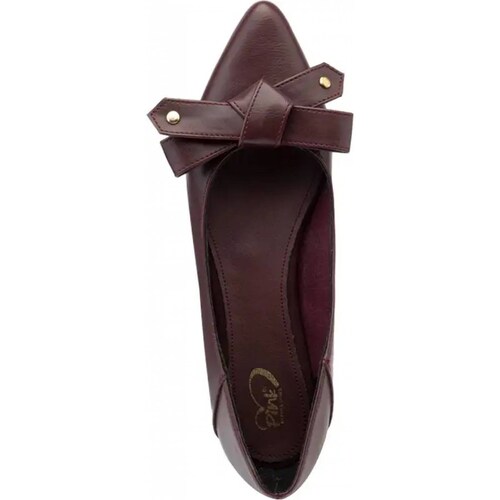 Ballerina casual dama vino Pink By Price Shoes modelo 2306