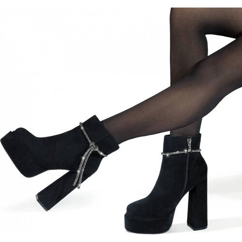 Bota vestir dama negro Belinda Peregrin modelo 1008