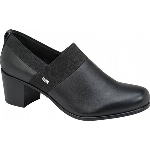 Zapatilla vestir dama negro piel Flexi modelo 0402