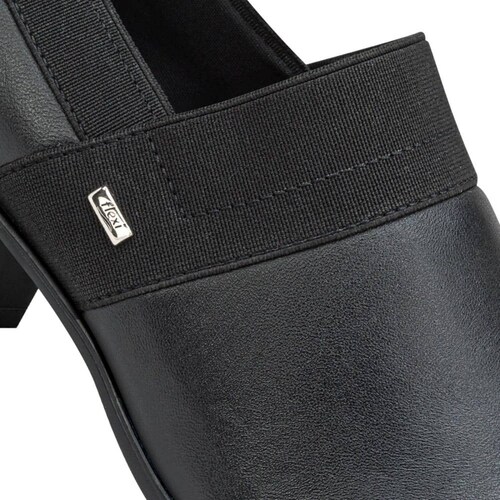Zapatilla vestir dama negro piel Flexi modelo 0402