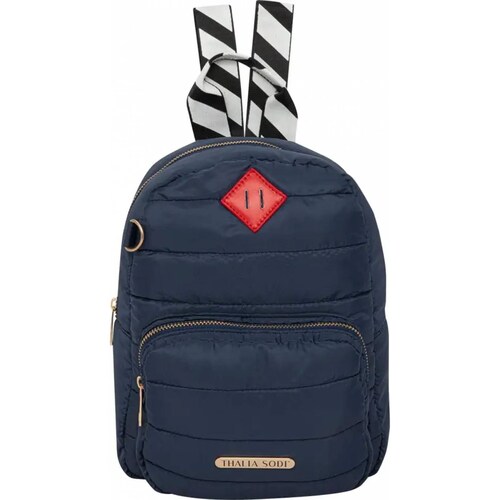 Backpack mochila/morral/maleta dama azul marino Thalia Sodi modelo BP24