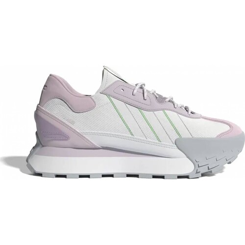 Choclo tenis casual urbano dama blanco piel Adidas modelo 4742