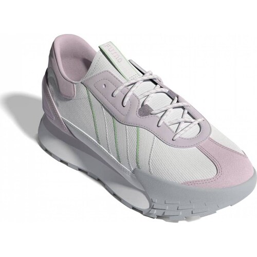 Choclo tenis casual urbano dama blanco piel Adidas modelo 4742