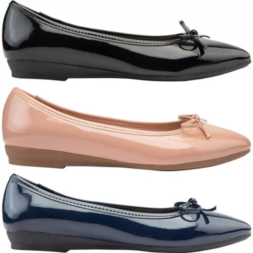 Kit 3 pares ballerina casual dama multicolor Pink By Price Shoes modelo 2