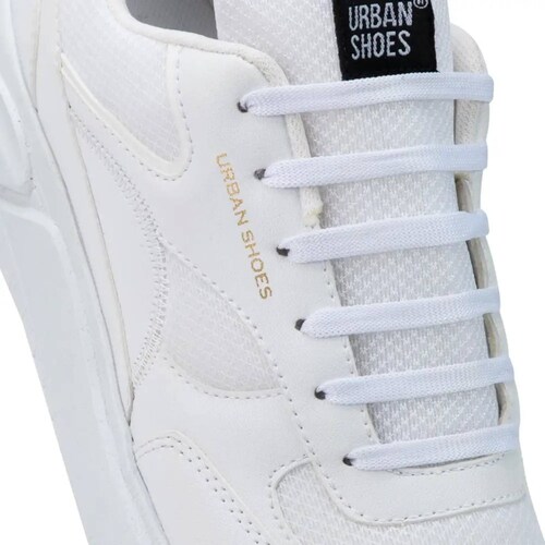 Choclo tenis casual urbano caballero blanco Urban Shoes modelo 0358