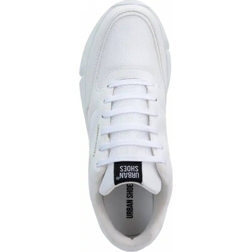 Choclo tenis casual urbano caballero blanco Urban Shoes modelo 0358