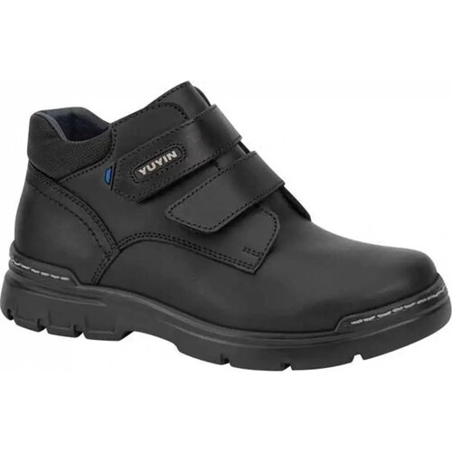 Bota casual niño negro piel Yu Yin modelo 3170