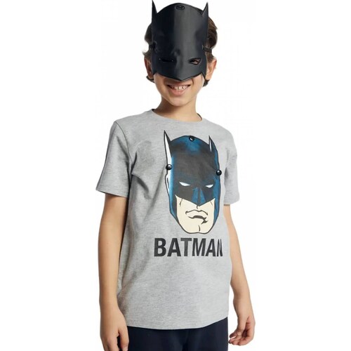 Playera casual niño gris Dc Comics modelo 6189