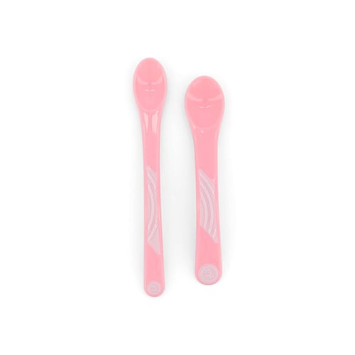 Cucharas 4+m Twistshake 2pz Rosa Pastel
