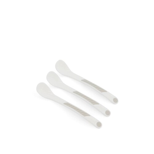 Cucharas 4+m Twistshake 3pz Blanco