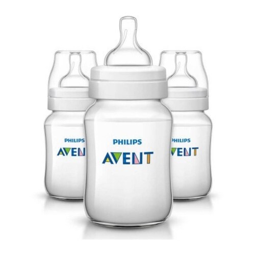 Biberón Avent Classic Anticolic 9oz 3pz.