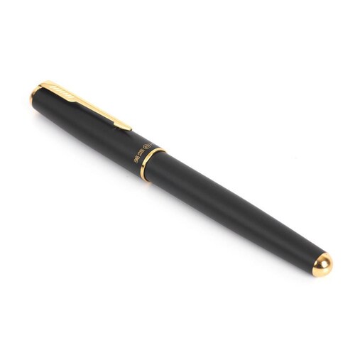 Pluma Fuente Marca Hero Modelo 5020 Color Negro Mate