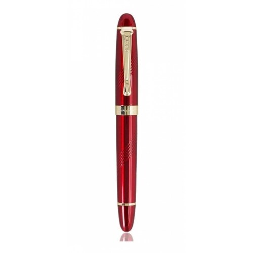 Pluma Fuente Marca Jinhao Punta 1mm Modelo X450 Espiral Roja